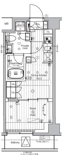 ＰＲＥＭＩＵＭ　ＣＵＢＥ　王子神谷 間取り