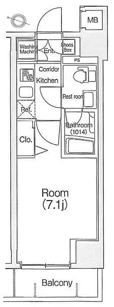 プレミアムキューブ東十条アリア 間取り