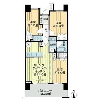 ライオンズ田端アートレジデンス 間取り