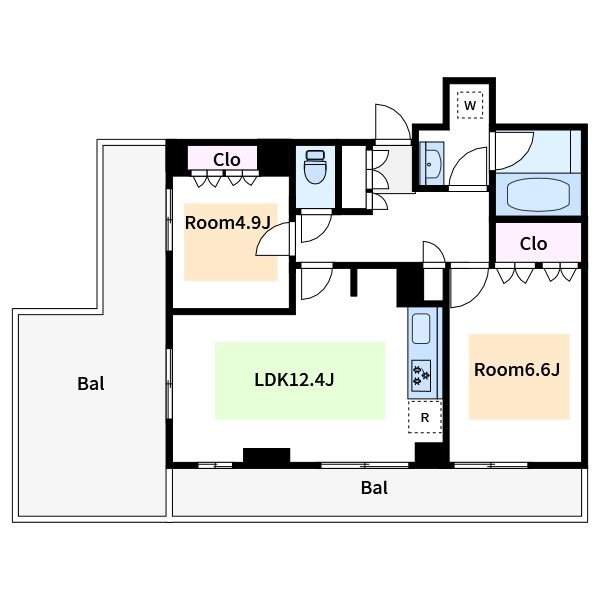 フレンシア田端南  間取り