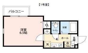 グランクオール堀切菖蒲園 101号室 間取り