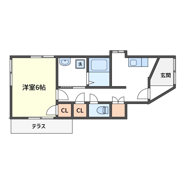 五十畑荘 間取り