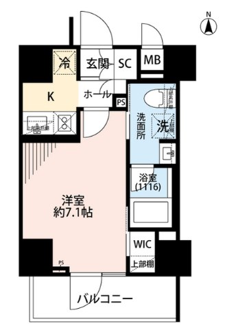 プレール・ドゥーク住吉Ⅳ 間取り図