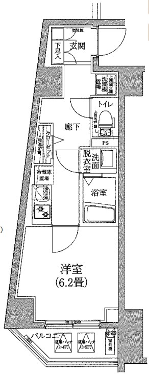 アイルイムーブル深川  間取り図