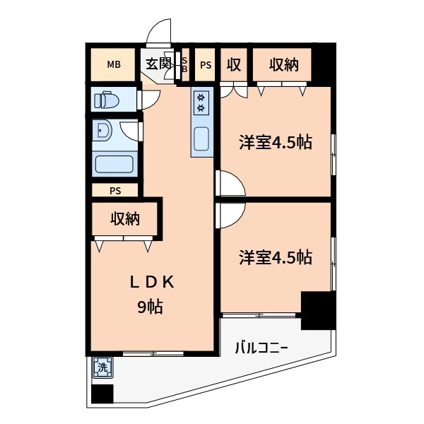 東和ダイヤモンドマンション 間取り図