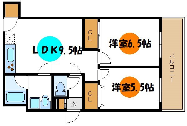 ベウラ・鶴岡 間取り