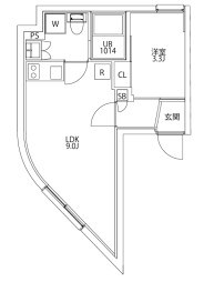 ＣＩＴＹ　ＷＡＬＫ王子ＤＵＥ 間取り