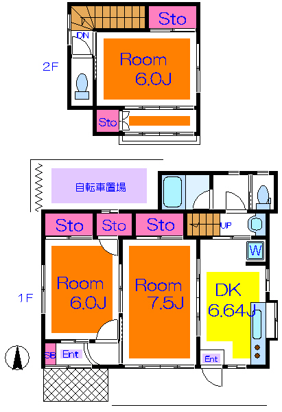本木東町戸建 間取り