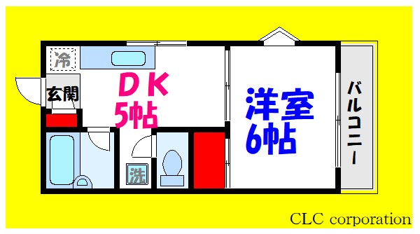 第３中川ハイツ 101号室 間取り