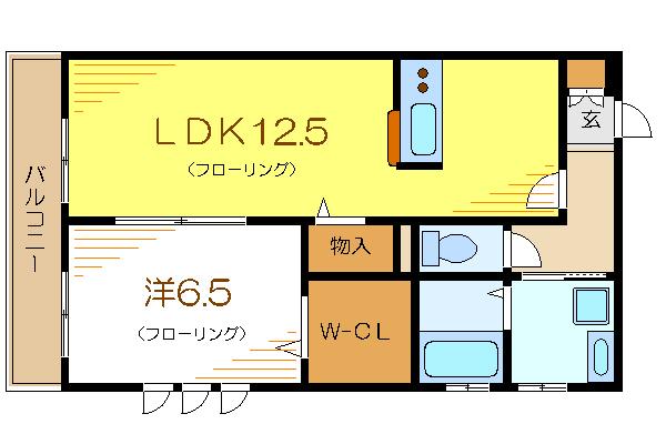 Poirot 301号室 間取り