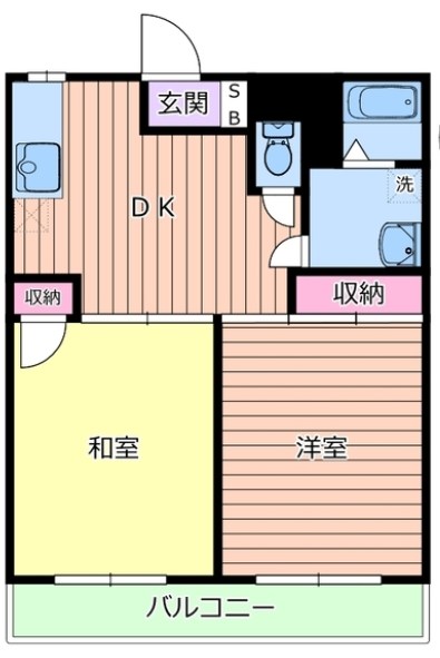 コーポ大野 間取り
