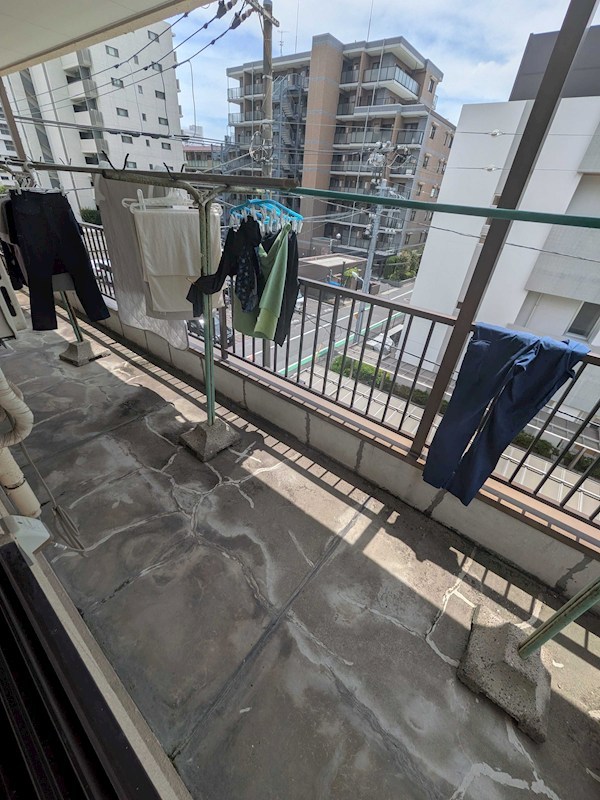 小島アパート ベランダ