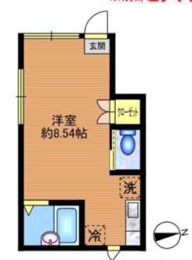 JTテラスハウス五反野 間取り図