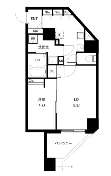 アーバンパーク入谷 間取り図