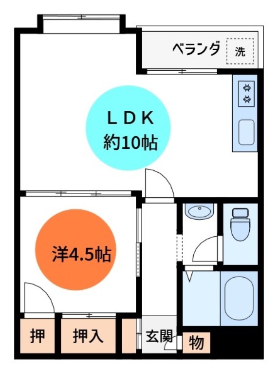 コーポラスロイヤル 間取り
