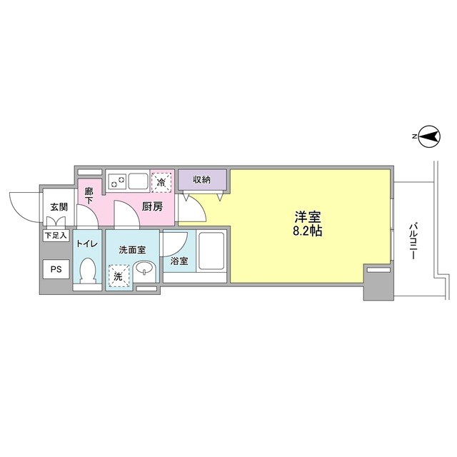 ルミエール門前仲町 間取り図