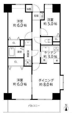 T&amp;rsquo;ｓ　ｇａｒｄｅｎ東尾久 間取り図