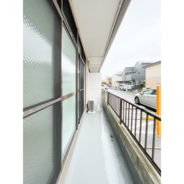 第六竹石マンション ベランダ