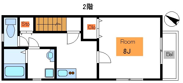 プレジオモリタ 間取り図