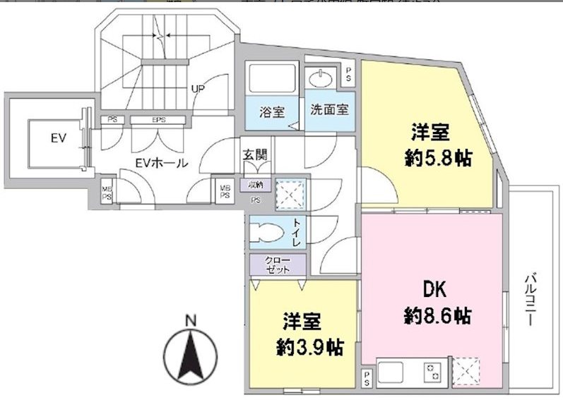 Liberte町屋 間取り図