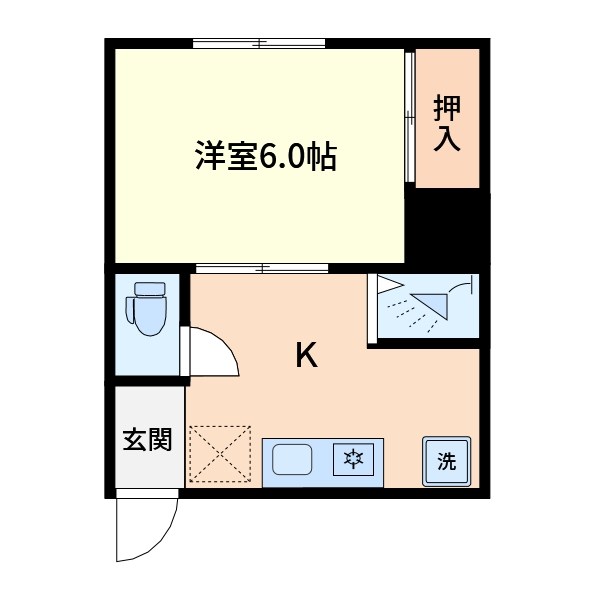 コーポ白ゆり 間取り図