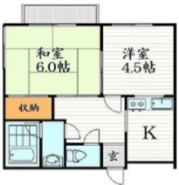 ロングハイツ 間取り図