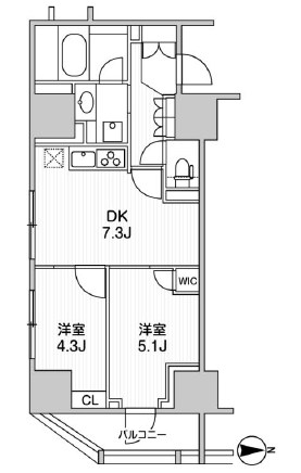 ザ・ライオンズフォーシア町屋  間取り図
