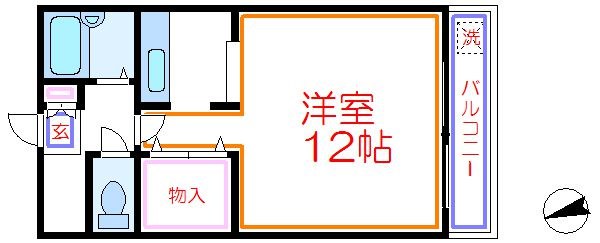 コーポ茜   間取り図