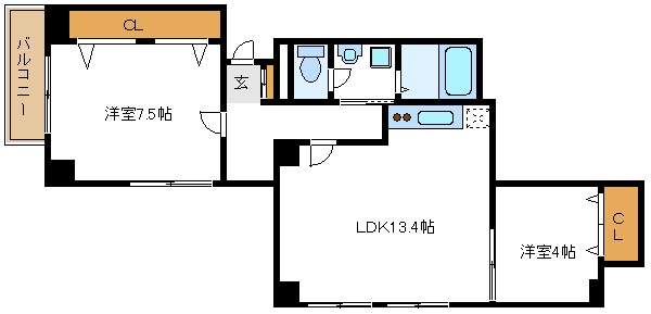 町屋レジデンス 間取り図