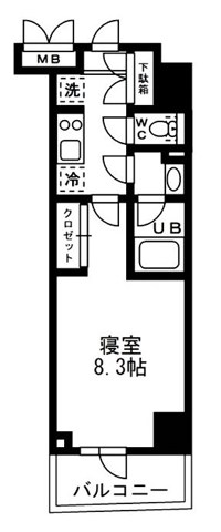 レジディア亀戸  間取り
