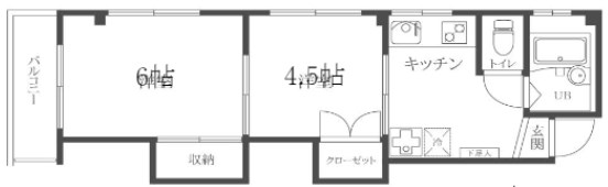 第二永島ビル 301号室 間取り