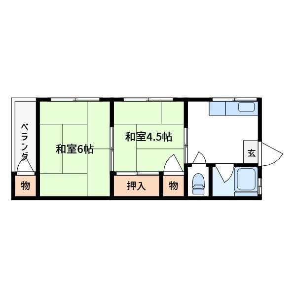高橋ハイツ 間取り