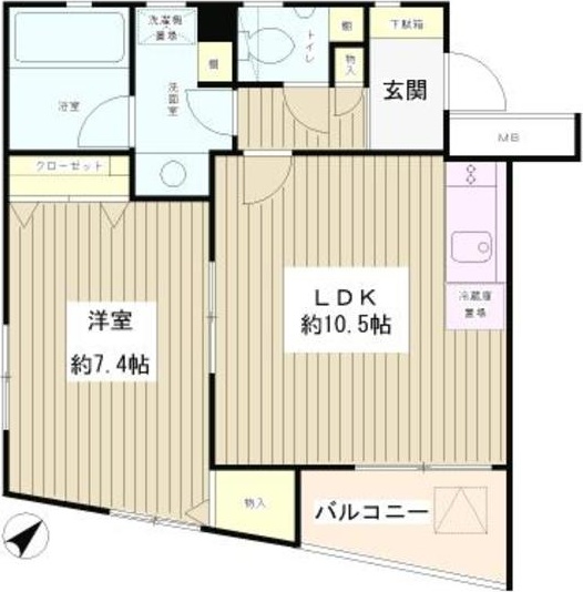 ラジェンテユウ 間取り