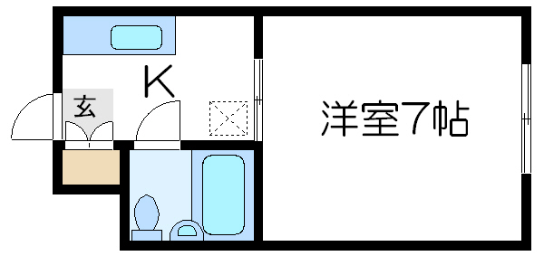 小島アパート 間取り図