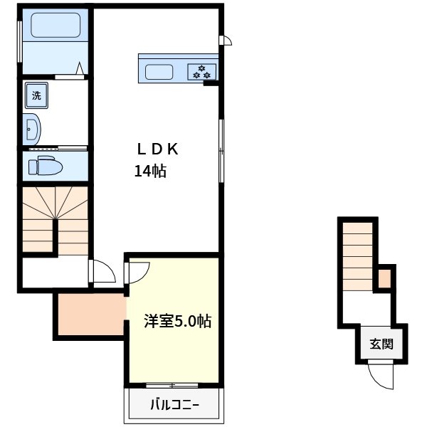 フォレストメゾン恭和Ⅱ 間取り