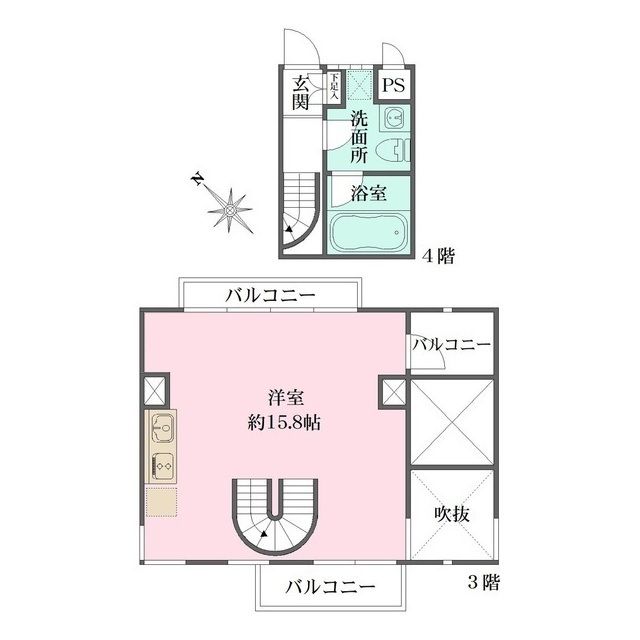ザ・リバーハウス 間取り