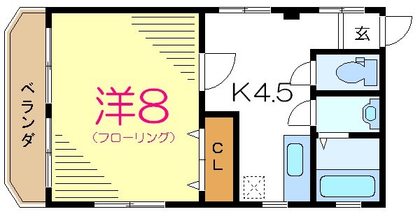 クロート第１ 間取り図
