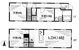 梅田貸家２号棟 間取り