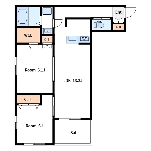 パークメゾン町屋 間取り図