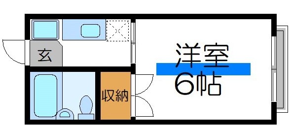 ホトコーポB-1 208号室 間取り