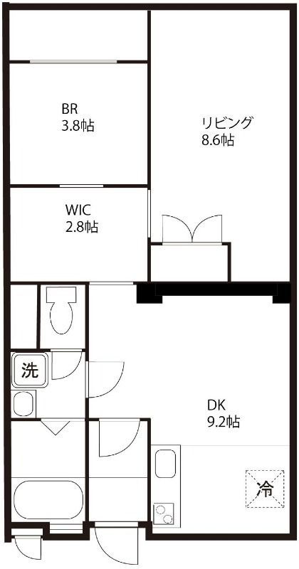 深川住宅B棟 間取り