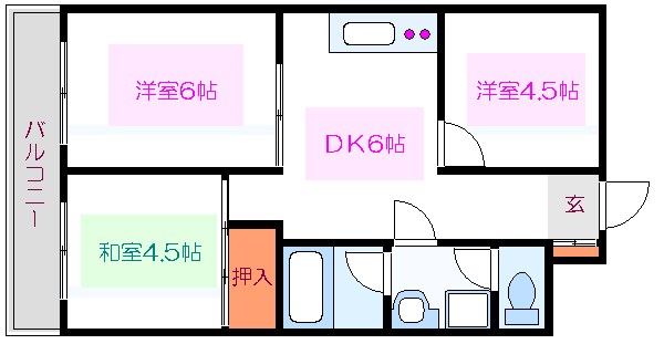 ニュー三浦マンション 間取り