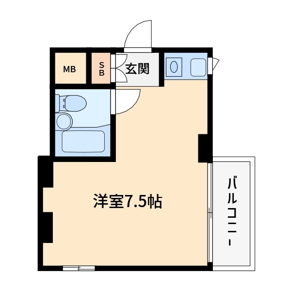 シティハイツ亀有 間取り図