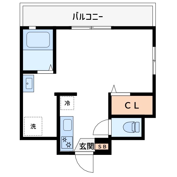 プラゼール 301号室 間取り