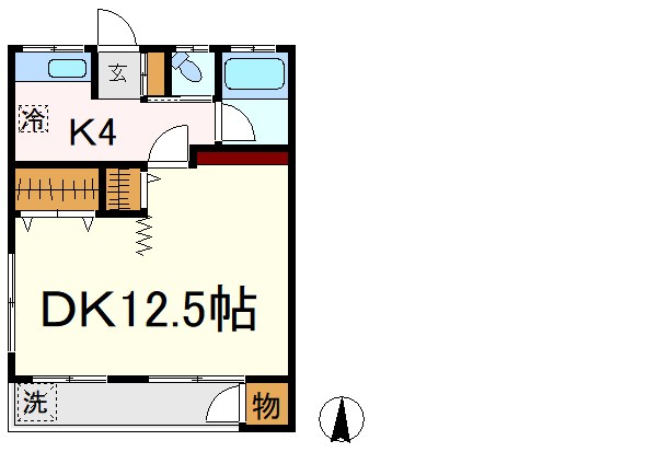 第二諏訪木荘 間取り