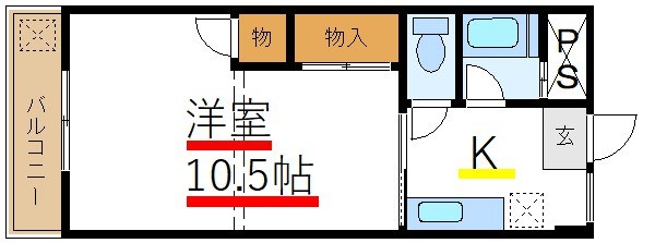 安藤コーポ 間取り図