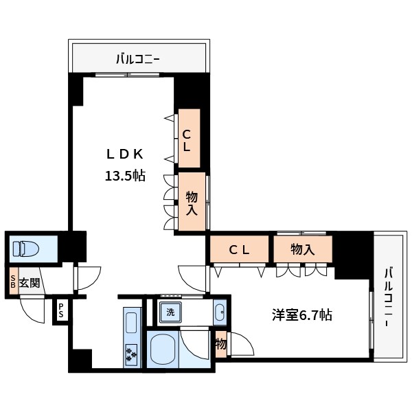 FLATⅢ 間取り図