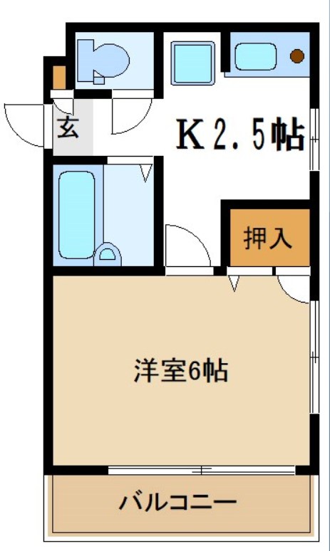ハイツヨネダ 間取り図