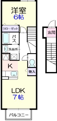 エルンテ  間取り