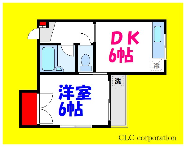 クレール五番館 間取り